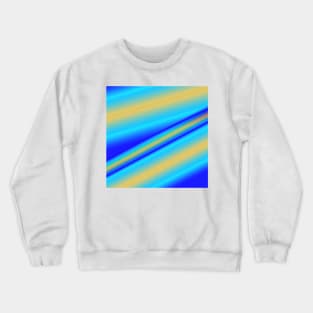 blue yellow white abstract texture Crewneck Sweatshirt